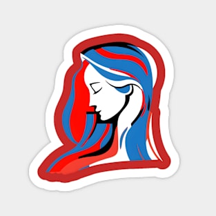 Artsy Beauty Side View Sticker